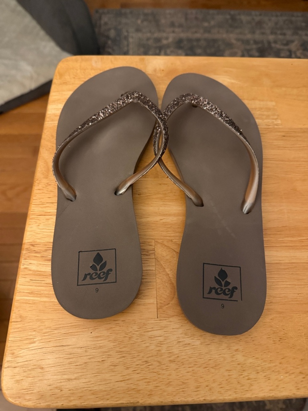 Reef Women’s Brown Glitter Strap Sandals
